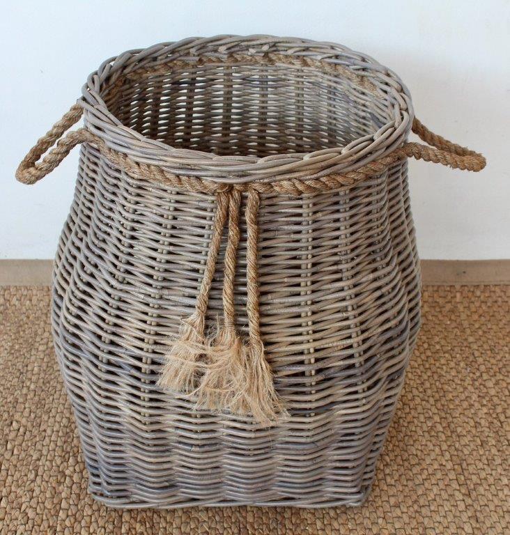 Large Rattan Round Basket